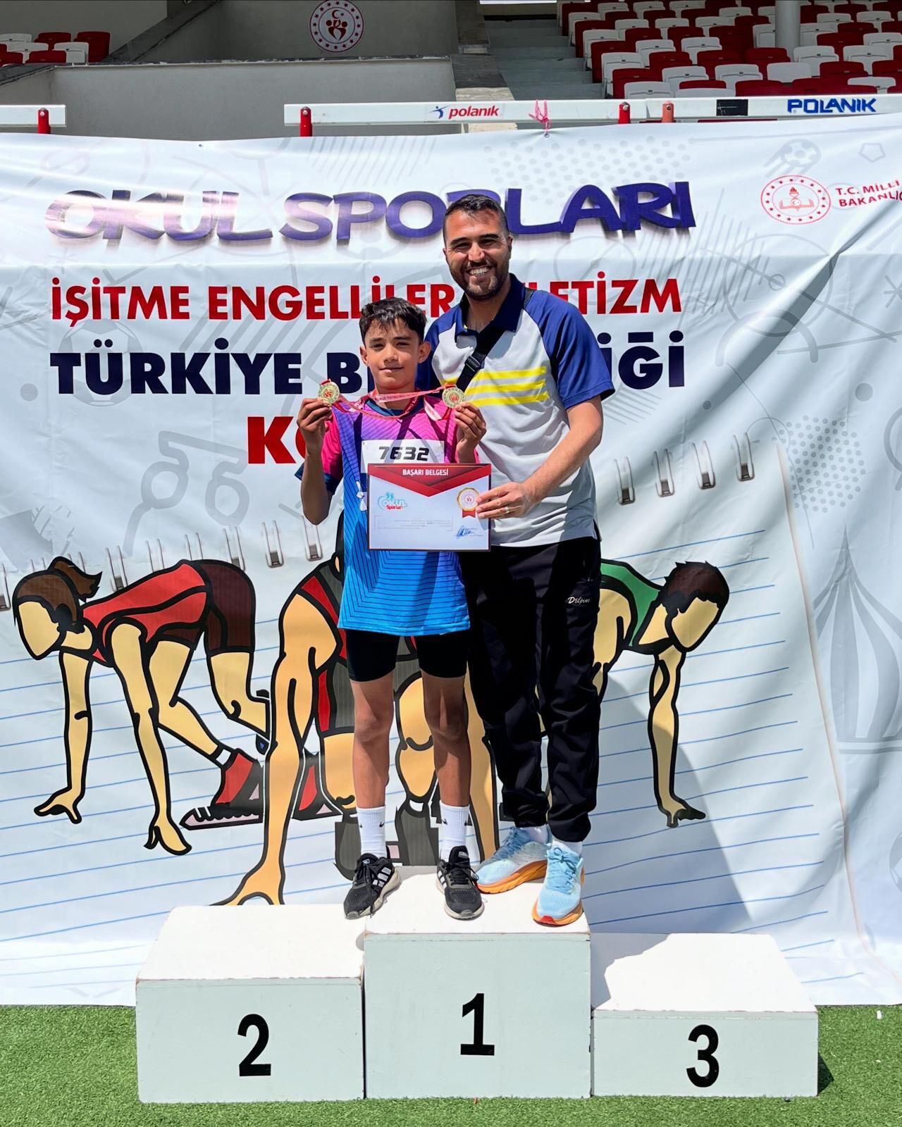 Kahramanmaraşlı Öğrenciden Çifte Türkiye Şampiyonluğu2