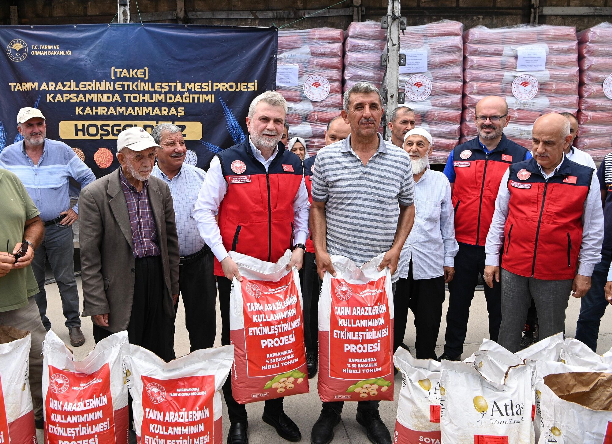Kahramanmaraş'ta Üreticilere 47 Ton Soya Tohumu (2)