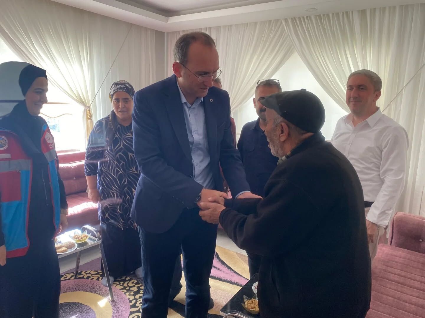 Kaymakam Sarıdoğan’dan Gökdoğan Ve Ağyar Ailelerine Ziyaret2