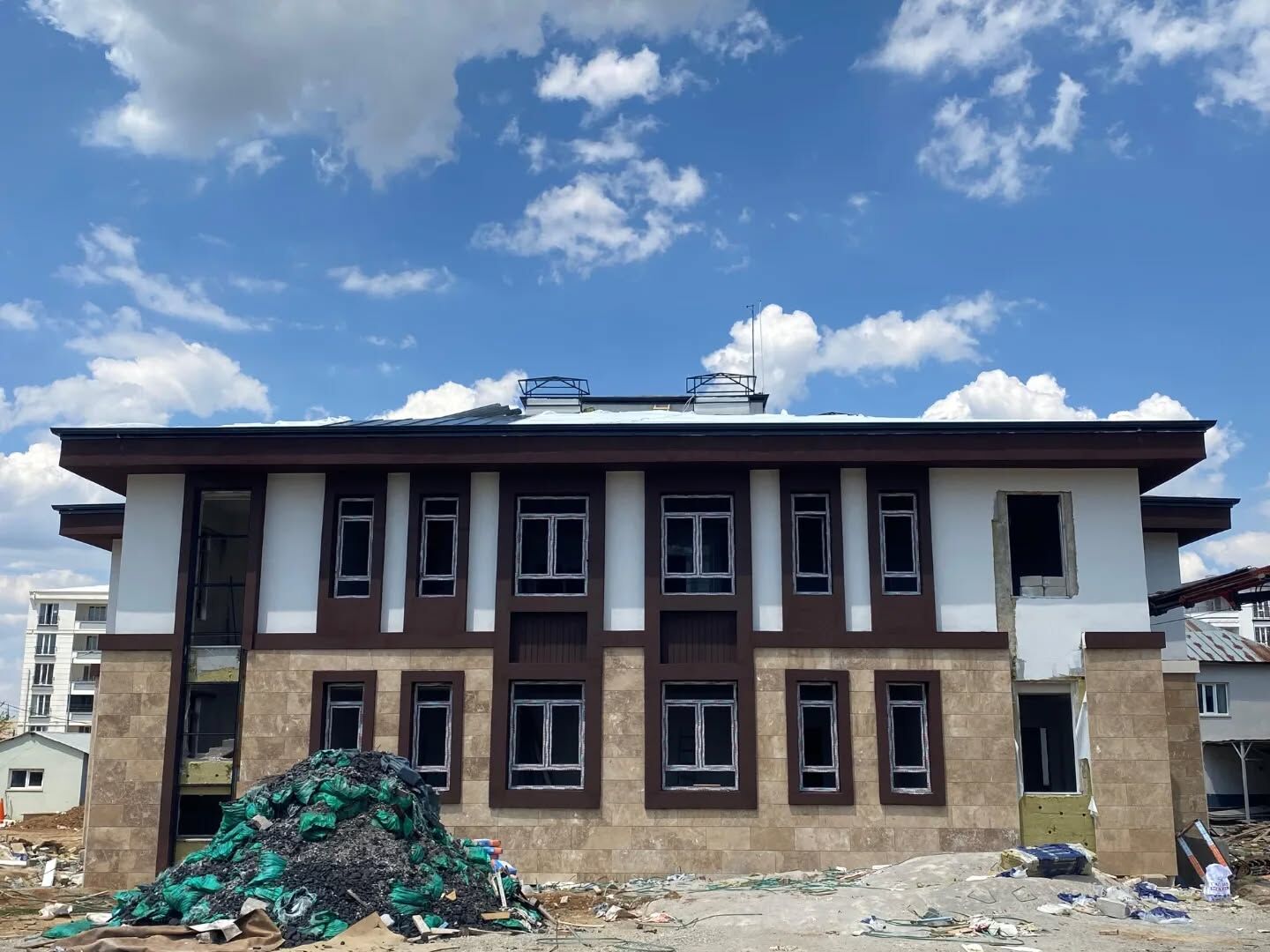 Kaymakam Sarıdoğan’dan İlçe Jandarma Komutanlığına İnşaatına Ziyaret7