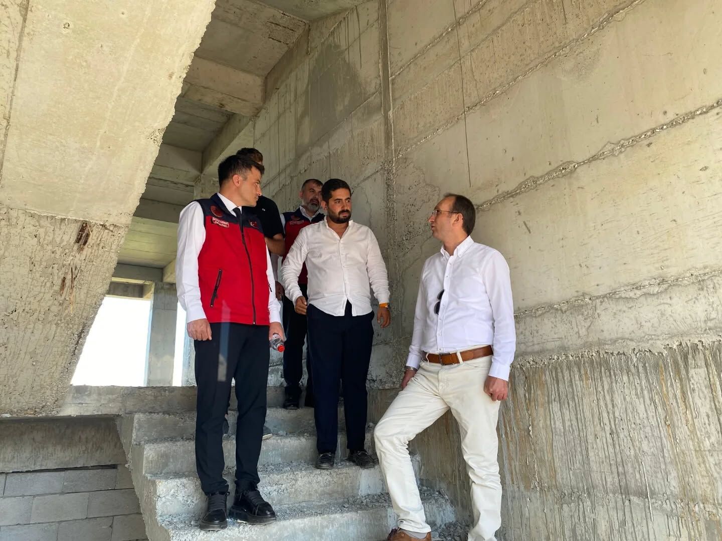 Kaymakam Sarıdoğan’dan Tarım Müdürlüğü İnşaatına Yakın Takip2