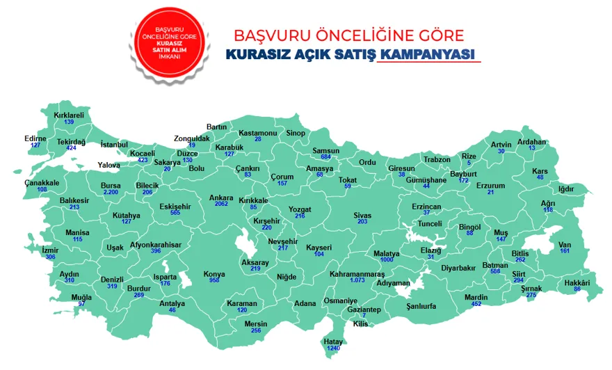Kurasız Konut Müjdesi Toki 64 İlde Satışa Başladı-1