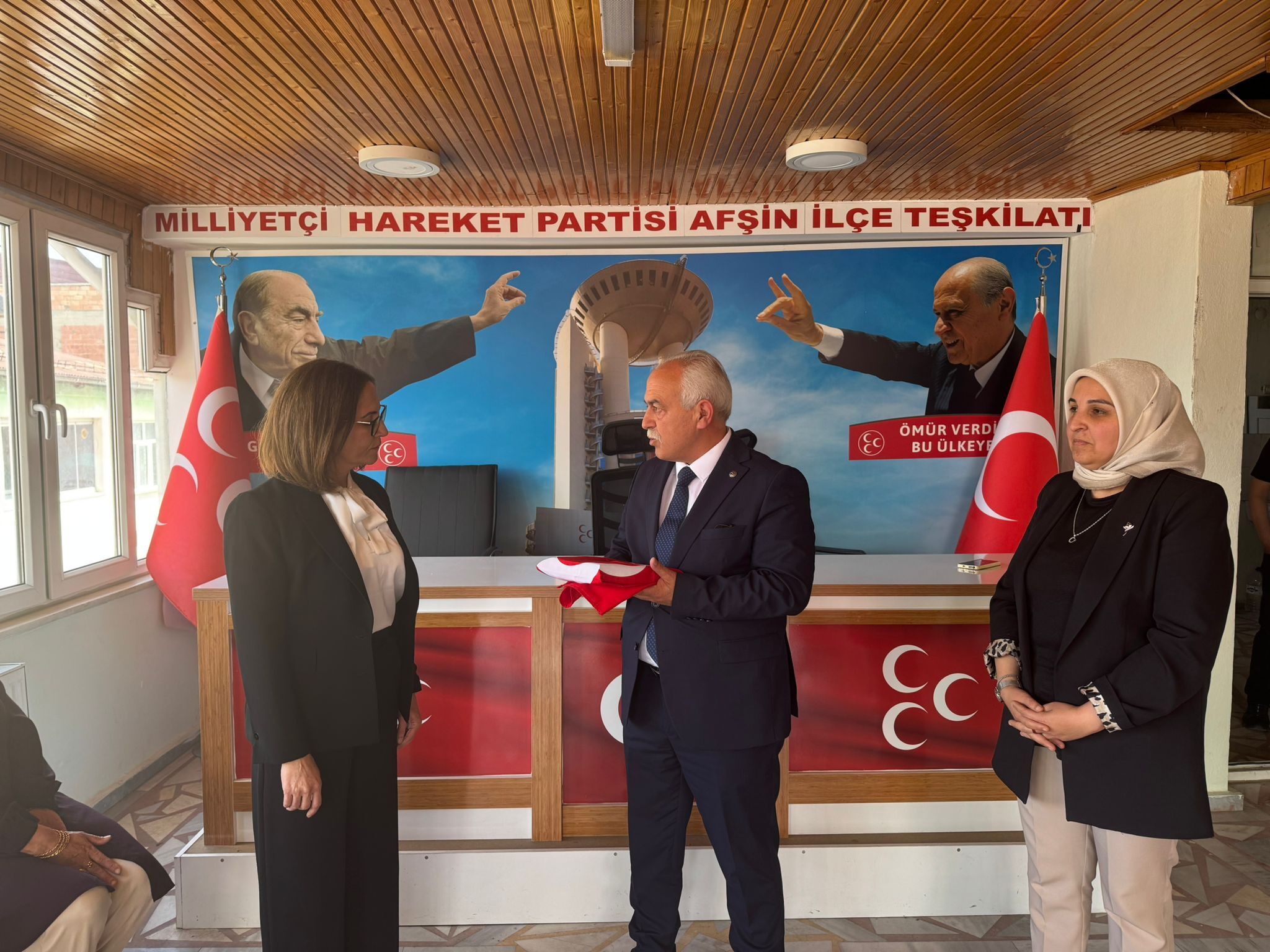 Mhp Afşin Kaçep Başkanlığı’nda Görev Değişimi (2)