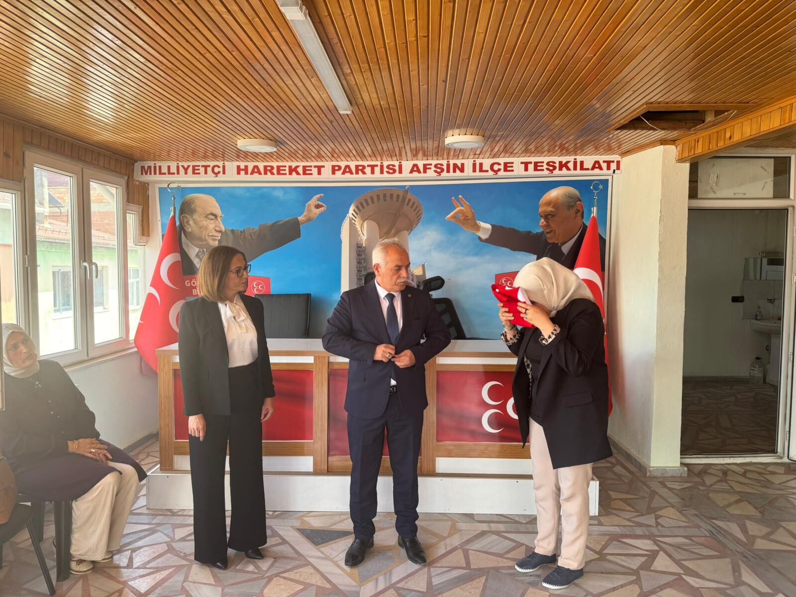 Mhp Afşin Kaçep Başkanlığı’nda Görev Değişimi (5)