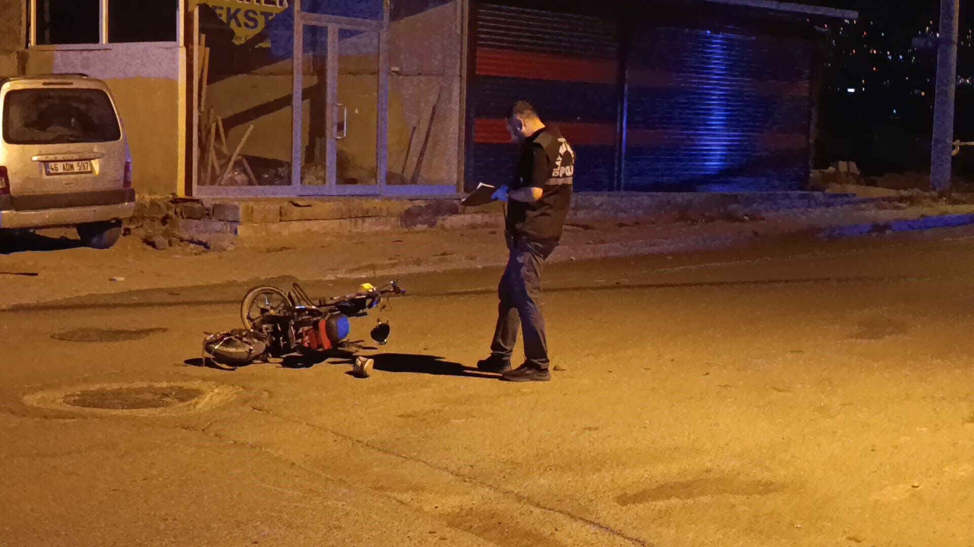 Otomobil Elektrikli Motosiklete Çarptı 13 Yaşındaki Çocuk Ağır Yaralandı (5)