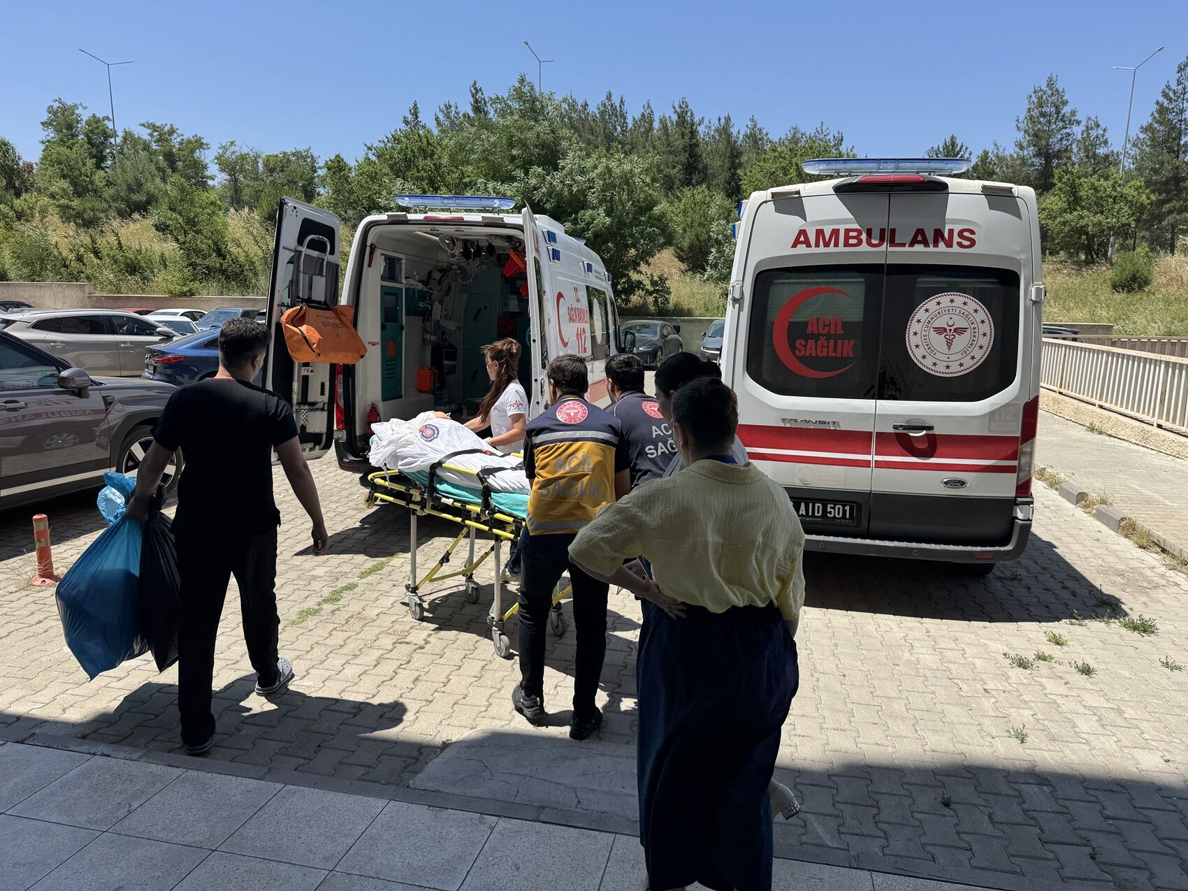 Saldırıda Yaralanan Mustafa Ambulans Uçakla Ankara’ya Sevk Edildi (1)