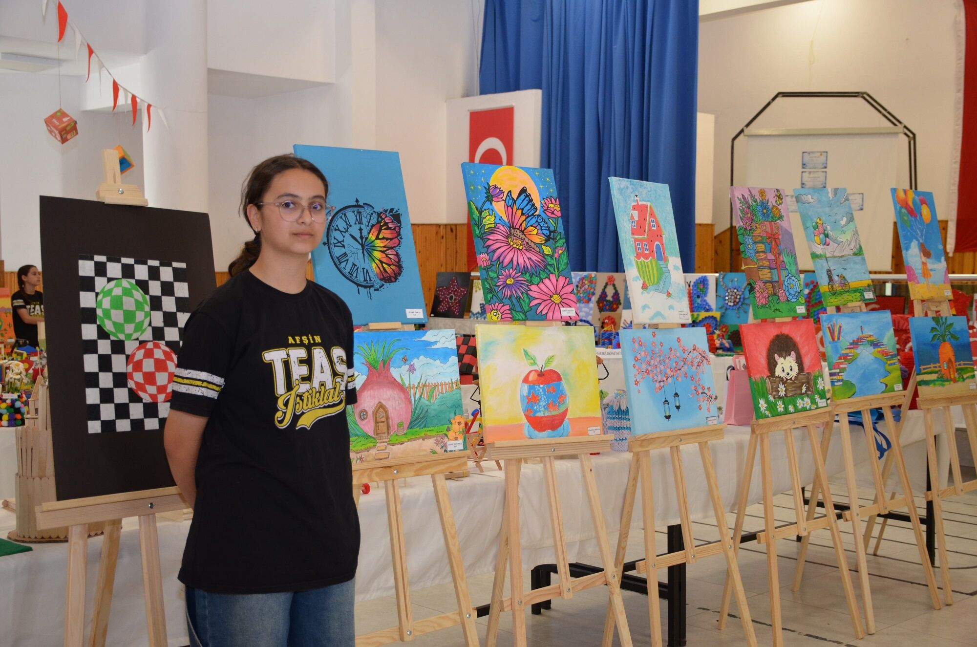 Teaş İstiklal Ortaokulu’ndan Yıl Sonuna Yakışır Sergi (3)