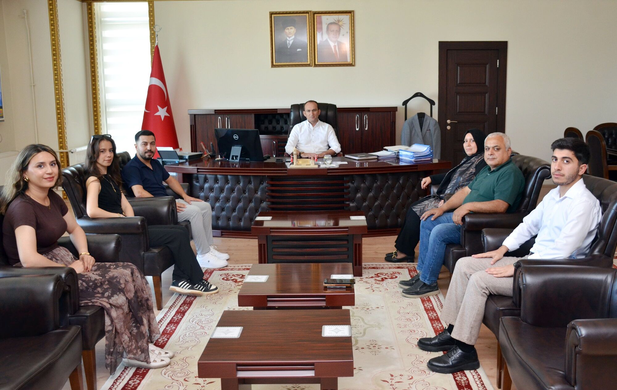 Yeşil Afşin Gazetesi’nden Kaymakam Sarıdoğan’a Veda Ziyareti (2)