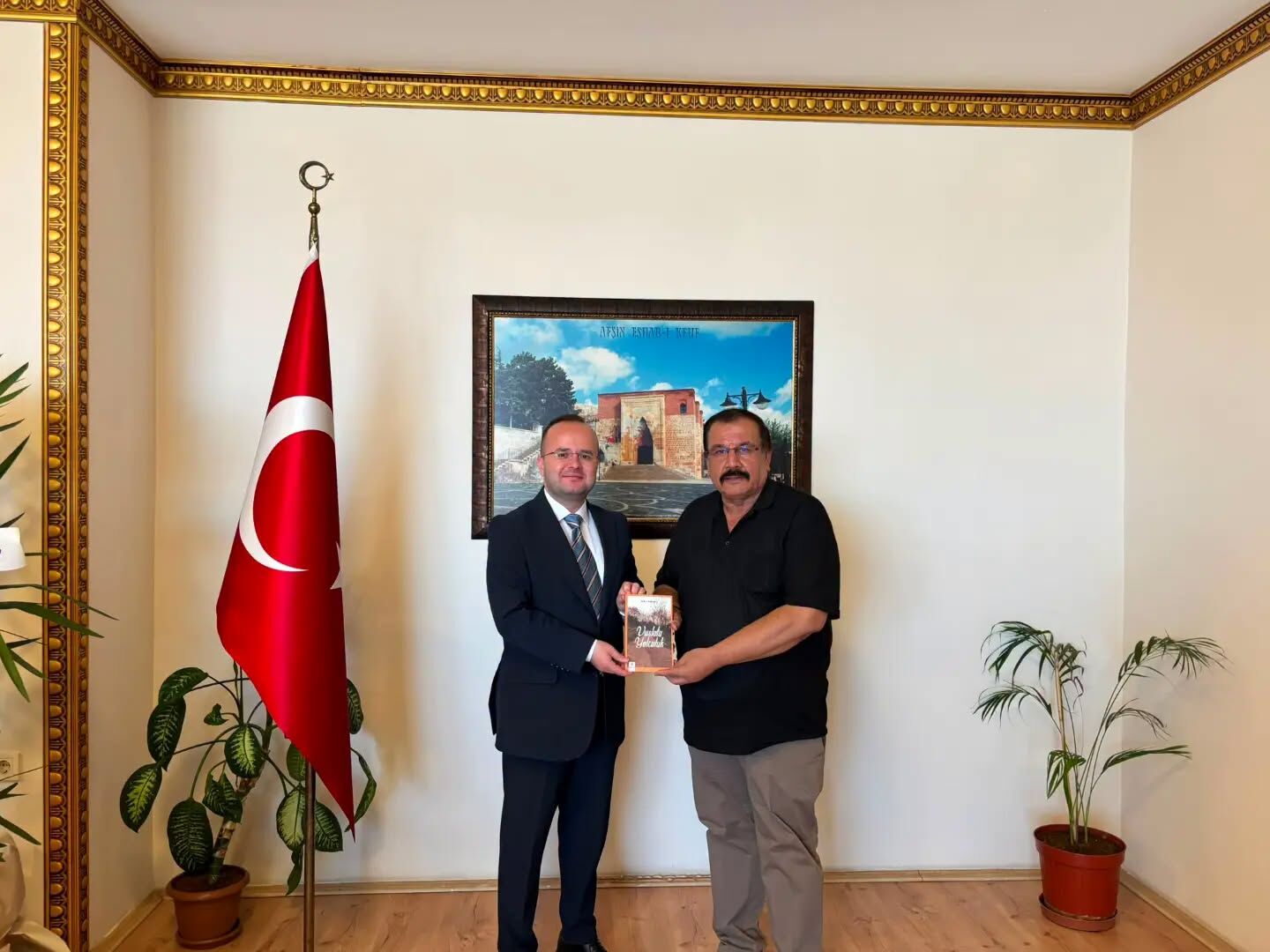 Afşin Halk Ozanları Derneği'nden Kaymakam Arslantürk'e Hayırlı Olsun Ziyareti2