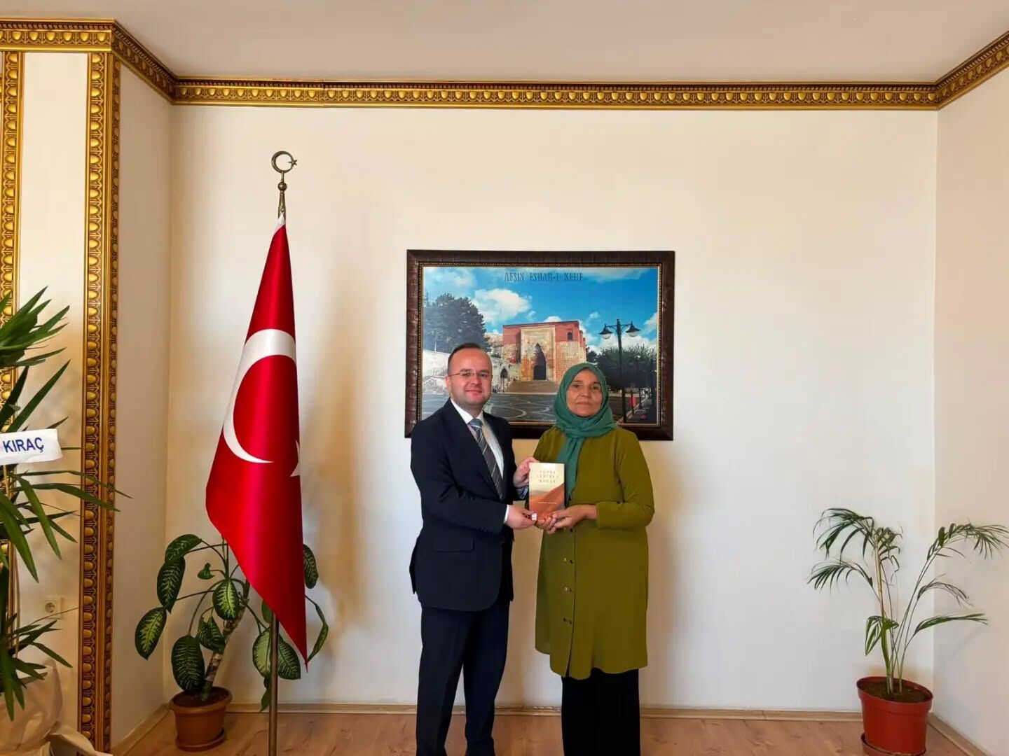 Afşin Halk Ozanları Derneği'nden Kaymakam Arslantürk'e Hayırlı Olsun Ziyareti3