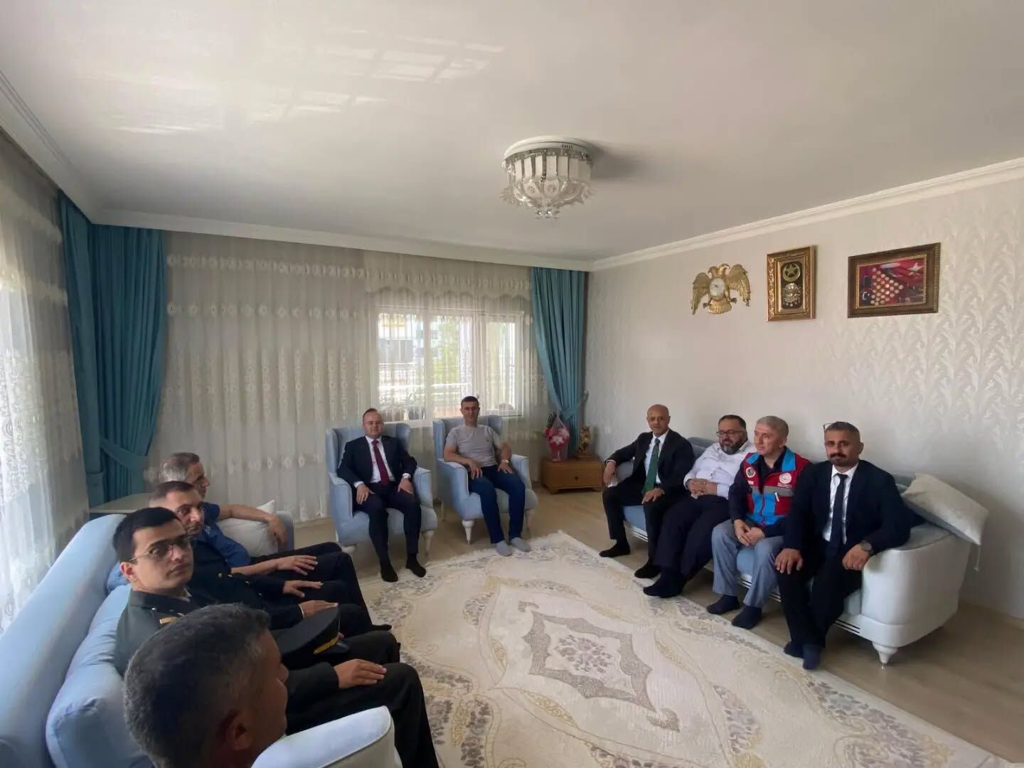 Afşin'de 15 Temmuz Kapsamında Şehit Ailesi Ve Gaziye Anlamlı Ziyaret4