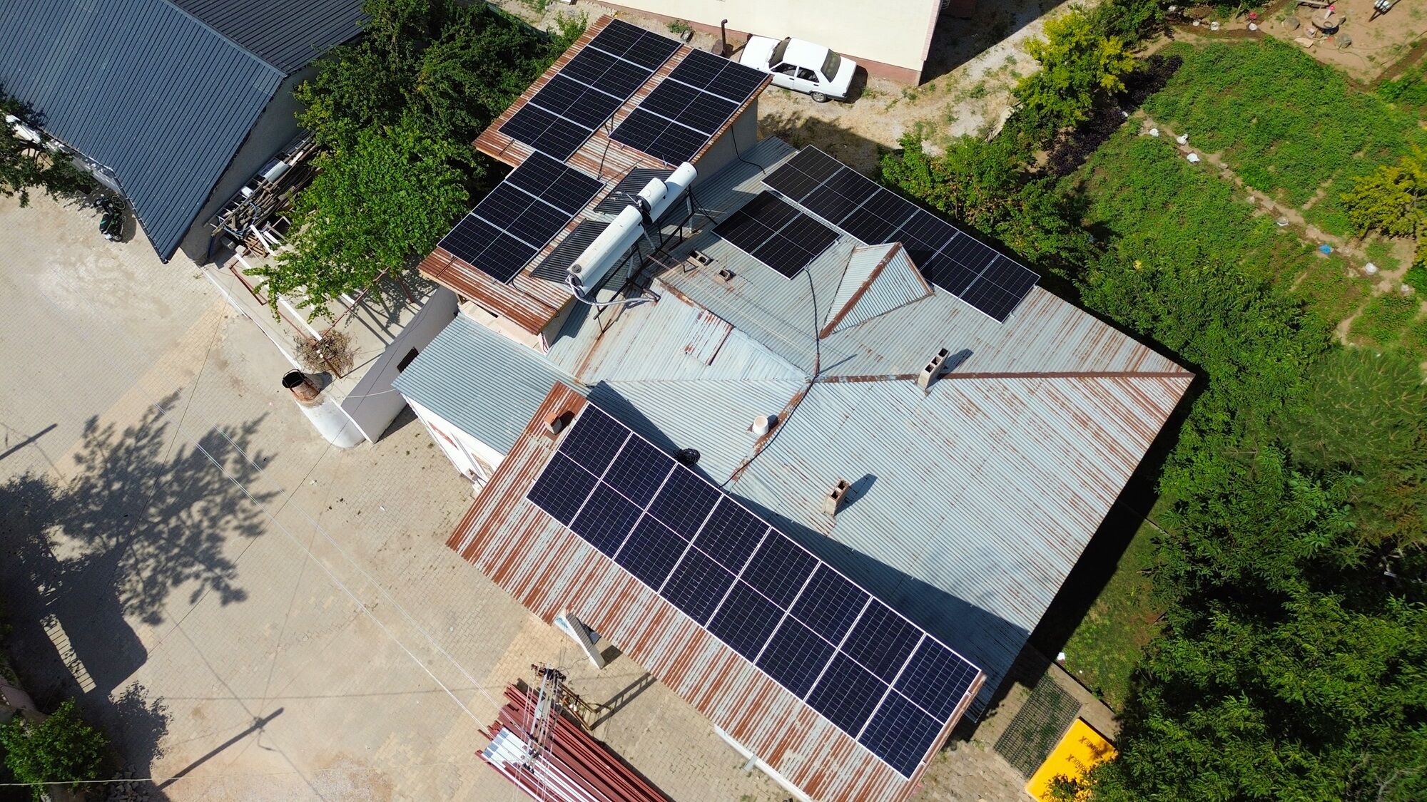 Afşin'de Çatısına Güneş Paneli Kurdu, Elektrik Faturasını Sıfırladı (2)
