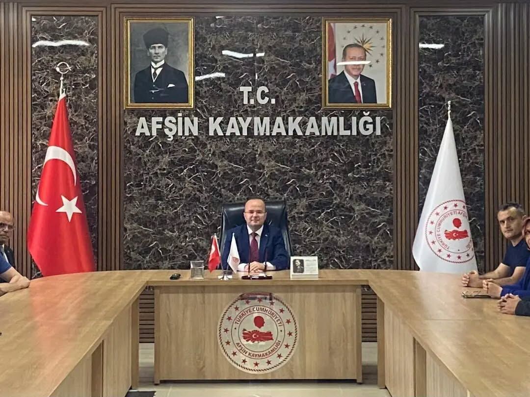 Afşin'de Kaymakam Arslantürk'ten İlk Değerlendirme Toplantısı6