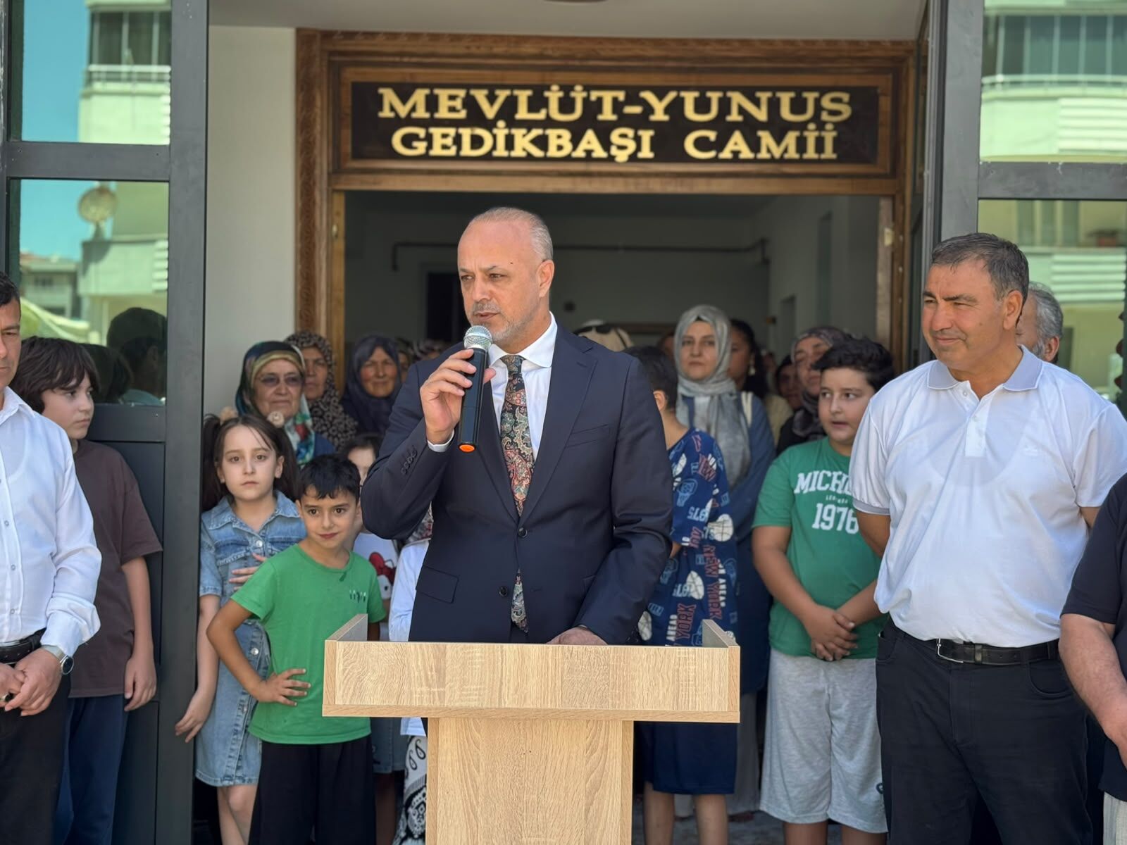 Afşin’de Mevlüt Yunus Gedikbaşı Camii Dualarla Yeniden İbadete Açıldı (10)