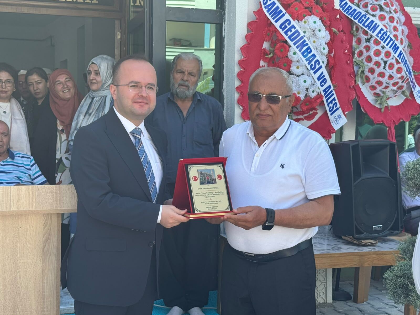 Afşin’de Mevlüt Yunus Gedikbaşı Camii Dualarla Yeniden İbadete Açıldı (13)