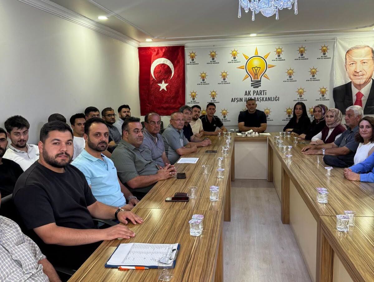 Ak Parti Afşin Teşkilatı'nda 3 Kademe Yönetim Kurulu Toplantısı Gerçekleştirildi3