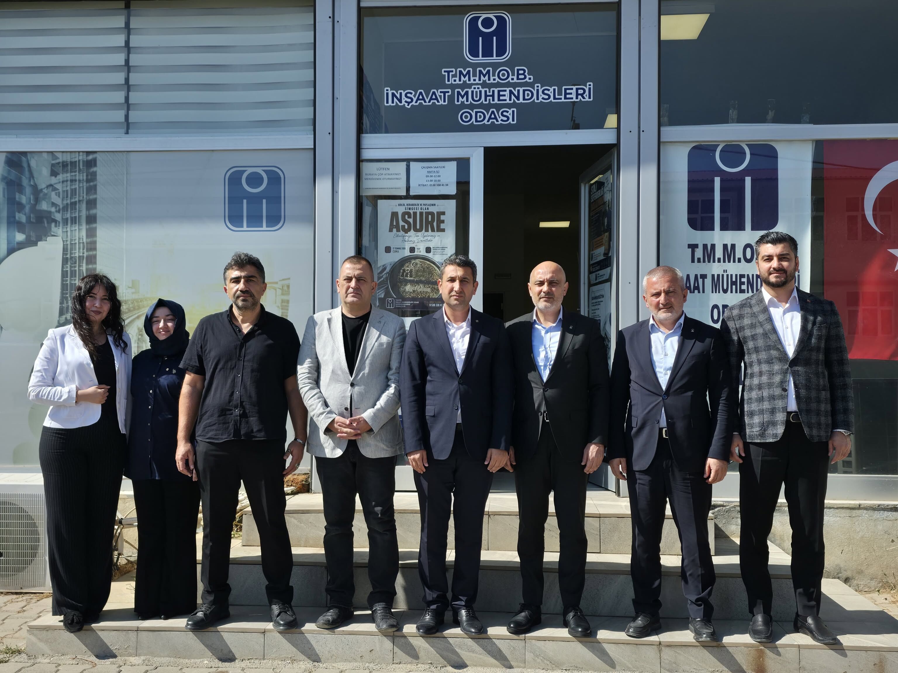 Ak Parti Kahramanmaraş İl Başkanı Gül’den İnşaat Mühendisleri Odası’na Ziyaret1