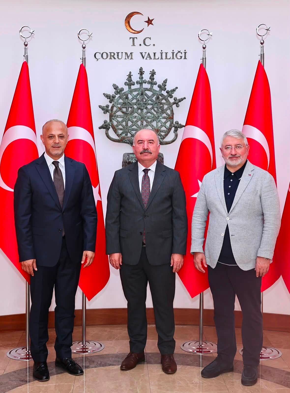 Başkan Kıraç’tan Çorum Valisi Çalgan’a Ziyaret1
