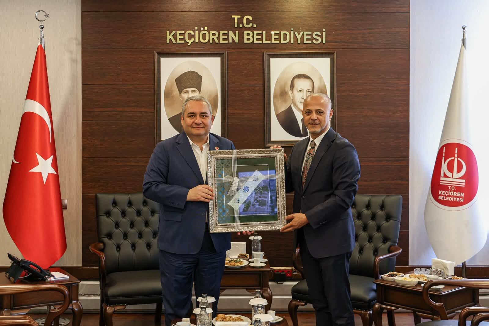 Başkanı Kıraç’tan, Keçiören Belediye Başkanı Özarslan’a Ziyaret1