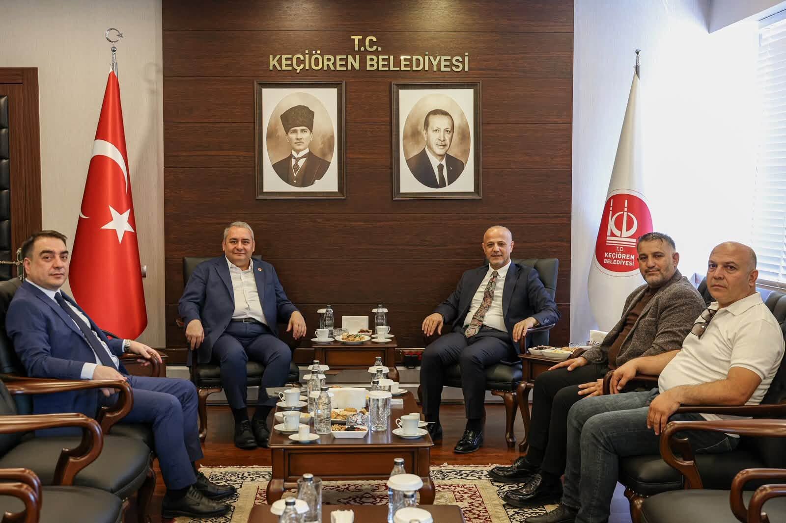Başkanı Kıraç’tan, Keçiören Belediye Başkanı Özarslan’a Ziyaret4