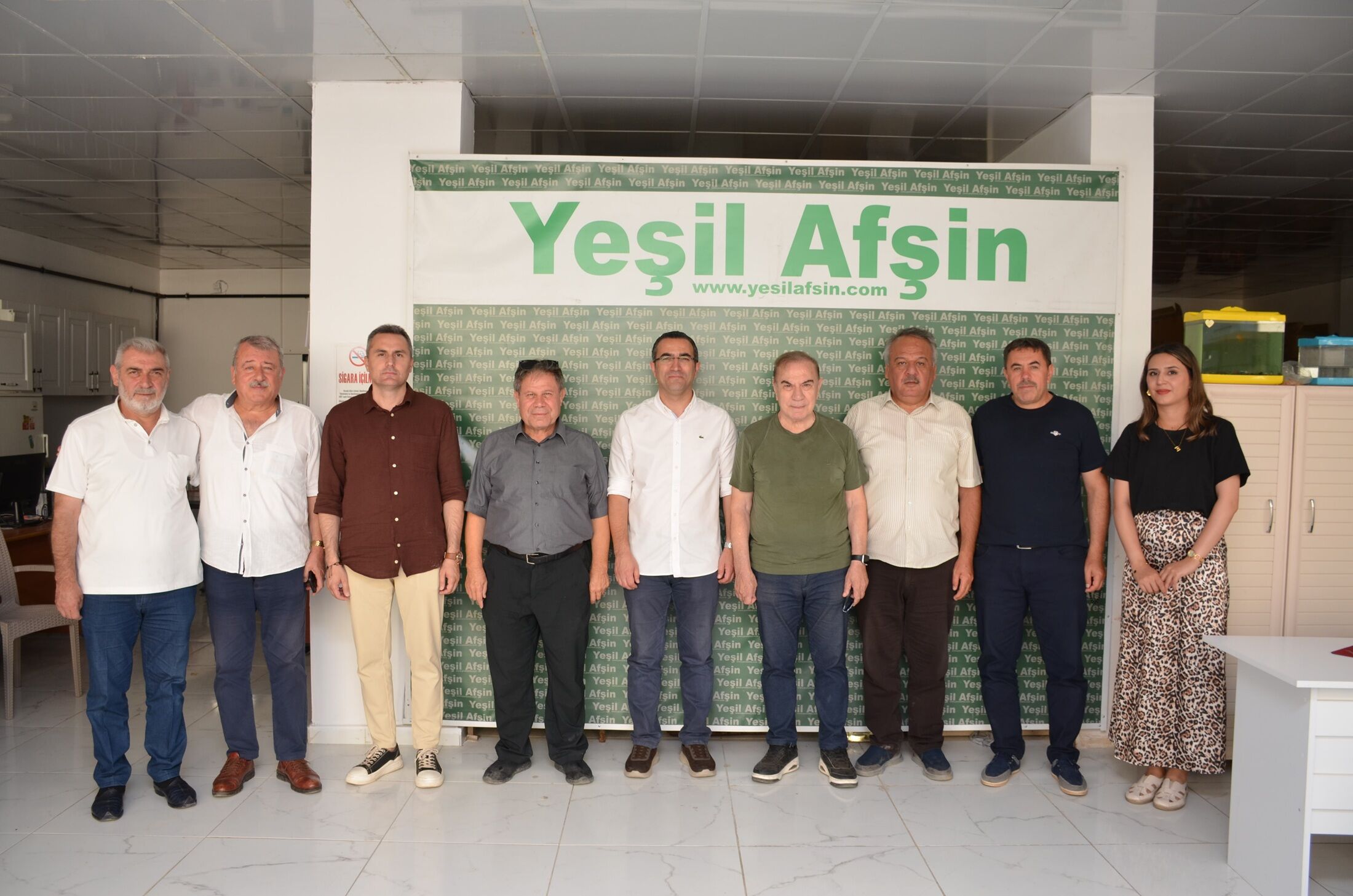 Kahramanmaraş Büyükşehir Gazeteciler Cemiyeti'nden Yeşil Afşin’e Ziyaret (2)
