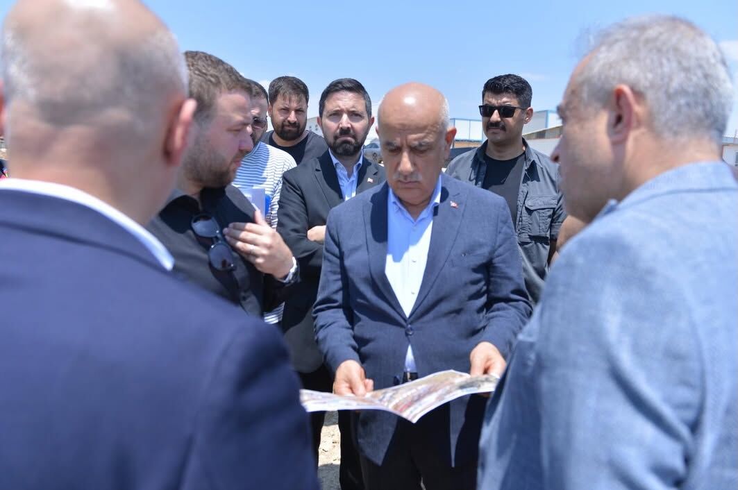 Kahramanmaraş Şehir Hastanesi İnşaatında İnceleme