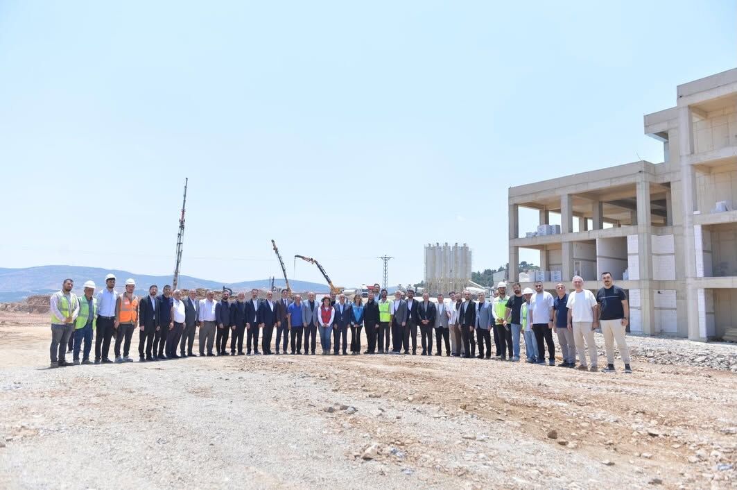 Kahramanmaraş Şehir Hastanesi İnşaatında İnceleme3