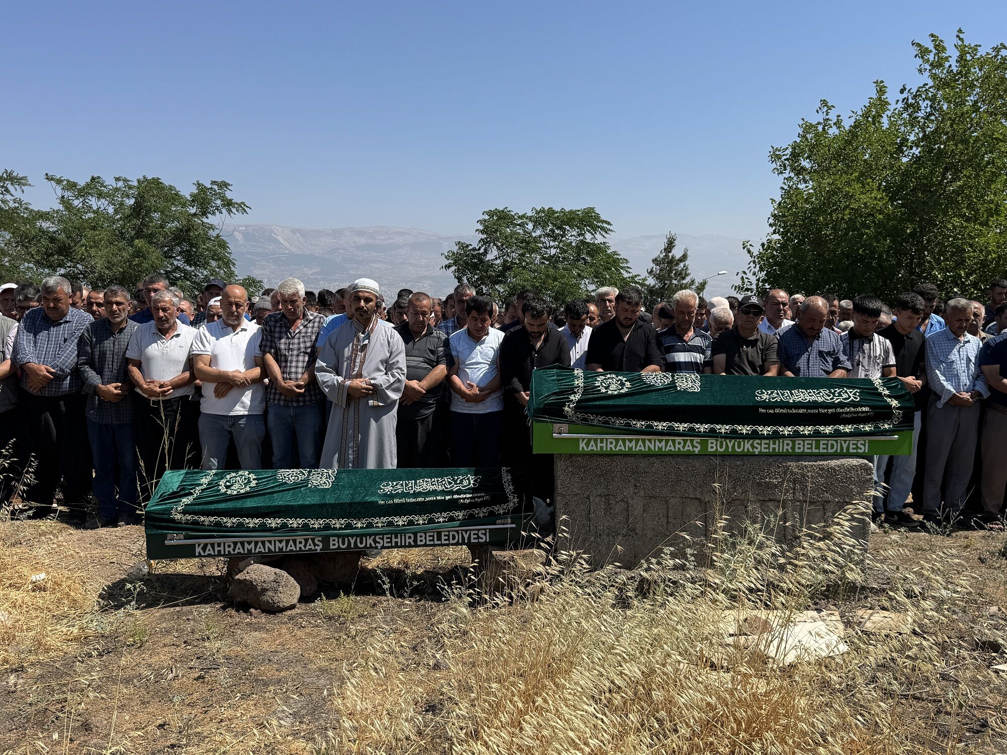 Kazada Can Veren Anne Ve Oğlu Son Yolculuğuna Uğurlandı (2)