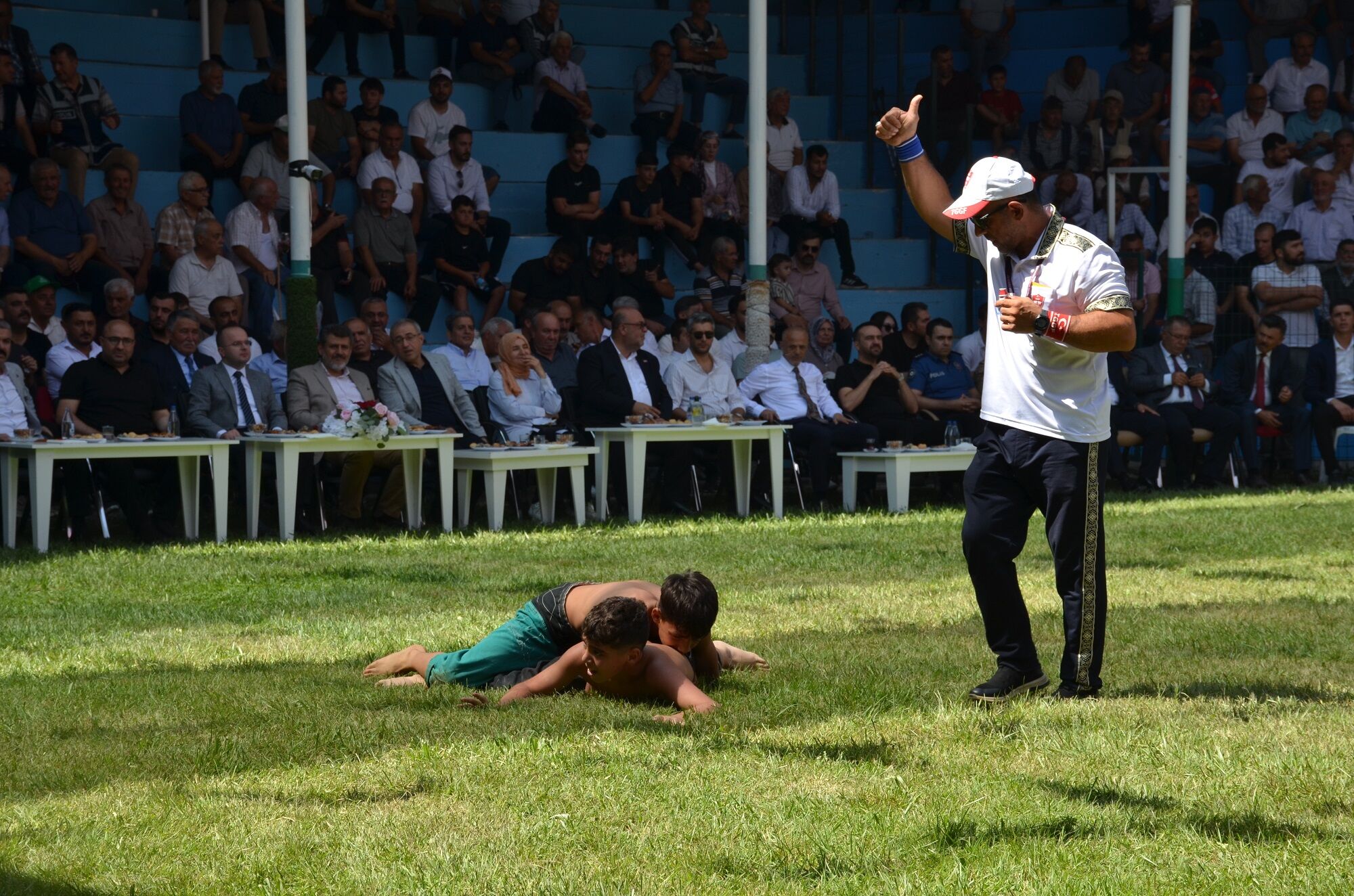 48. Geleneksel Afşin Eshab I Kehf Karakucak Güreş Festivali Başladı (12)