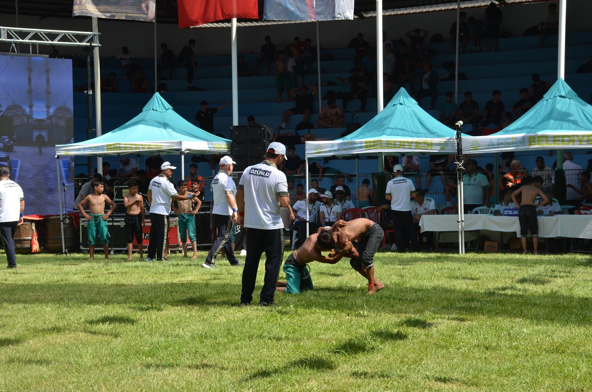 48. Geleneksel Afşin Eshab I Kehf Karakucak Güreş Festivali Başladı (3)