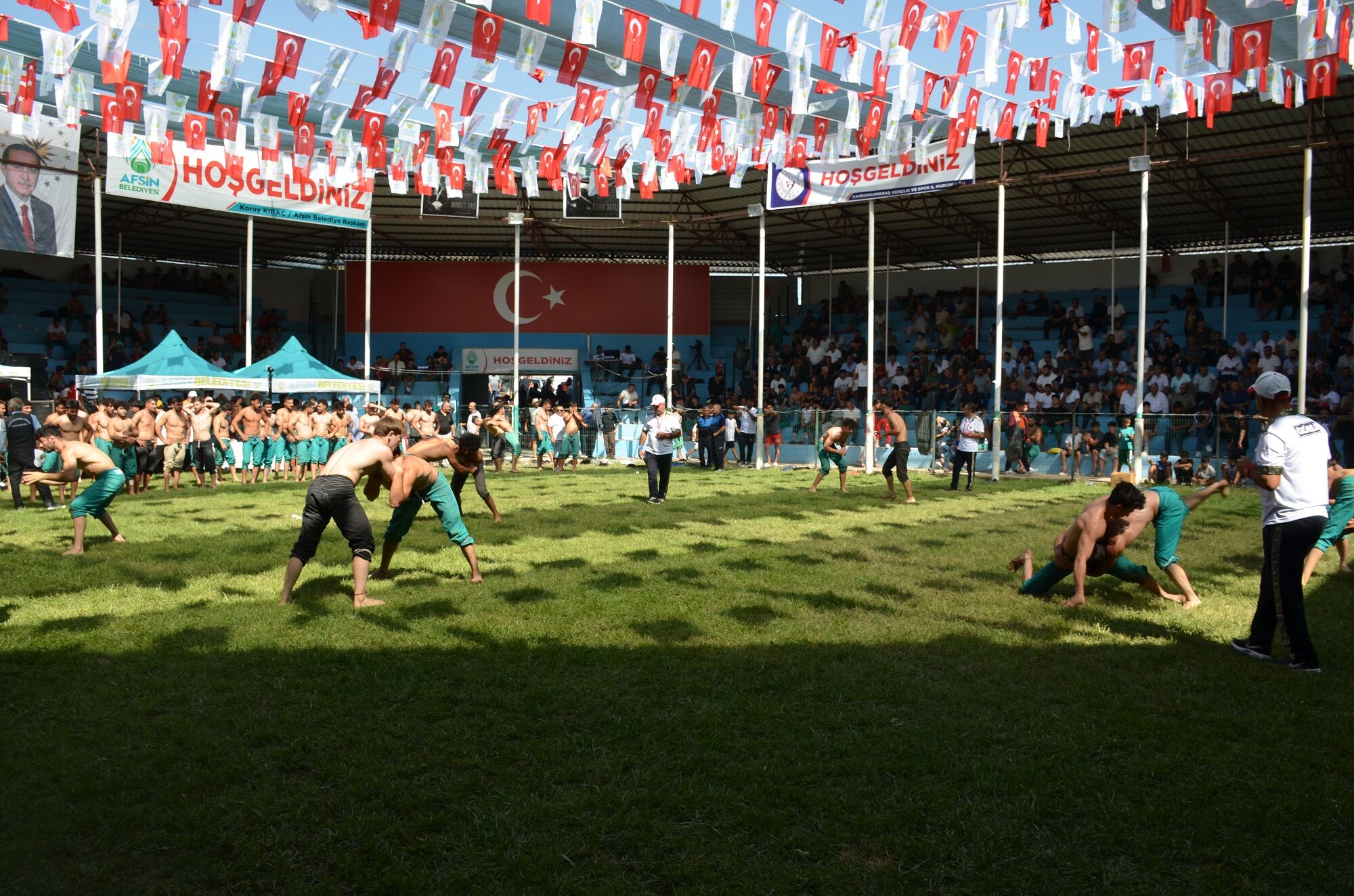 48. Geleneksel Eshab I Kehf Karakucak Güreş Festivali Afşin’de Coşkuyla Tamamlandı (6)