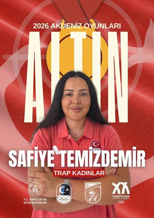 Kahramanmaraşlı Safiye Temizdemir’den Akdeniz Oyunları’nda Tarihi Altın Madalya