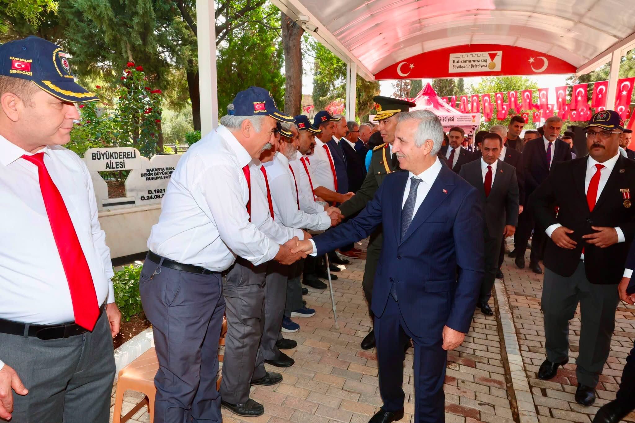 Kahramanmaraş’ta 30 Ağustos’ta Şehitler Dualarla Anıldı