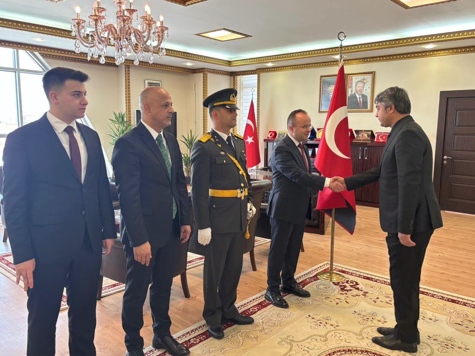 Afşin Kaymakamı Arslantürk, 30 Ağustos Tebriklerini Kabul Etti (3)