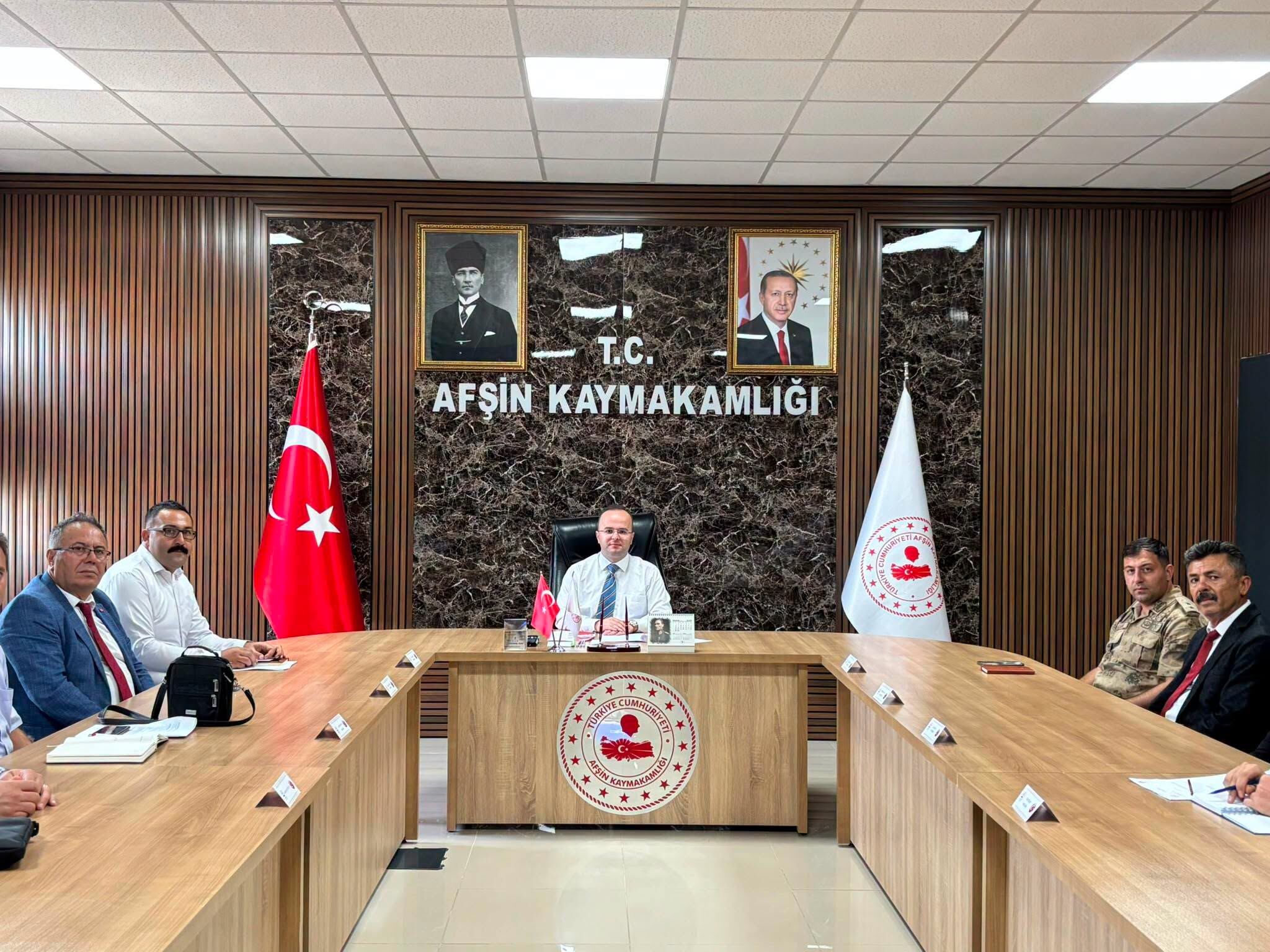 Afşin’de 30 Ağustos Zafer Bayramı İçin Hazırlıklar Değerlendirildi