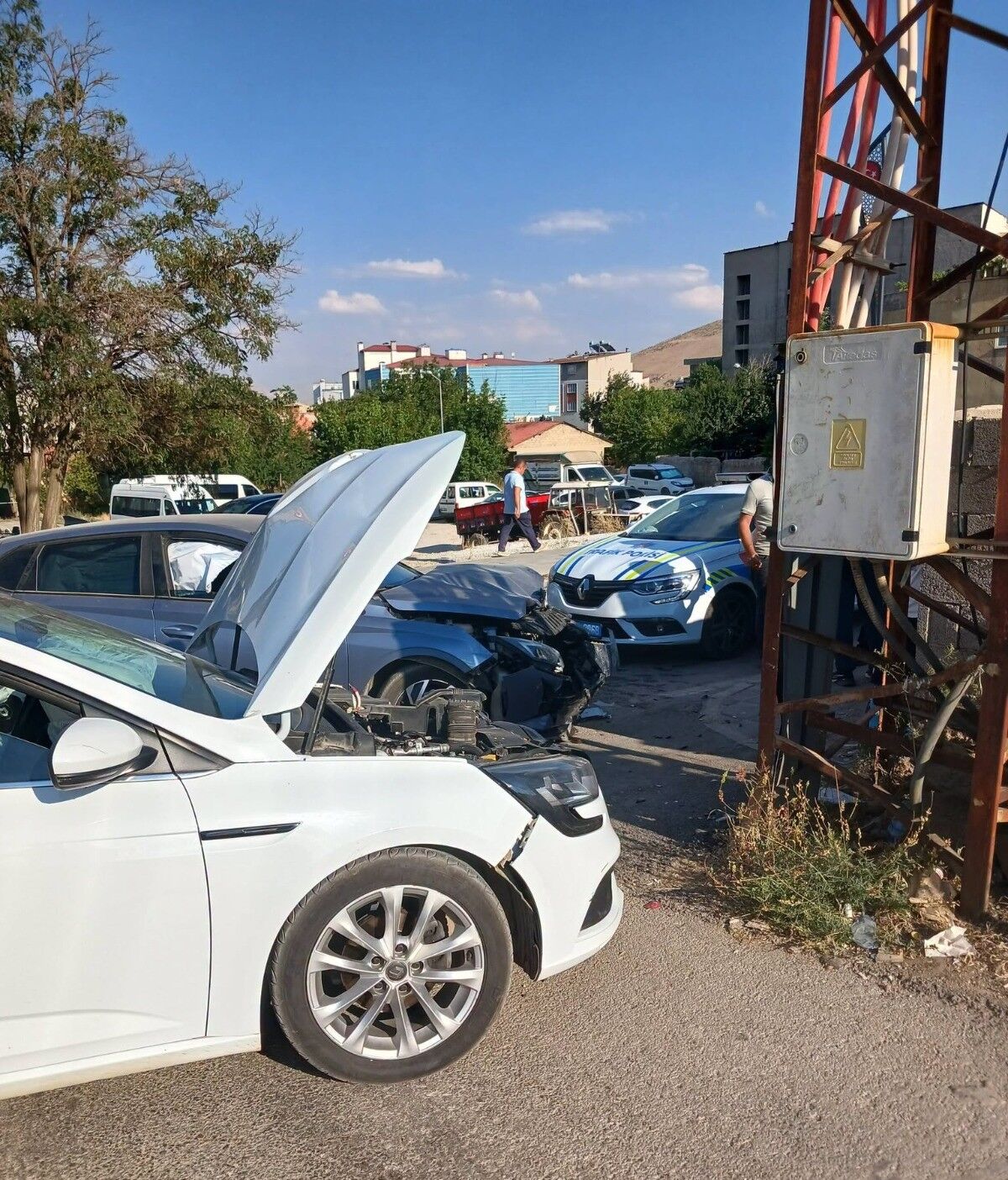 Afşin’de Kazaların Eksik Olmadığı Köşoğlu Caddesi’nde Yine Kaza (5)