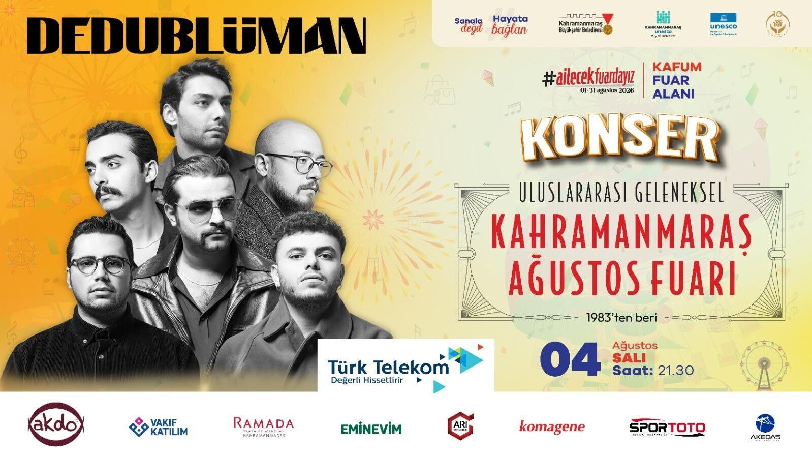 Dedublüman Bu Akşam Ağustos Fuarı'nda Sahne Alacak