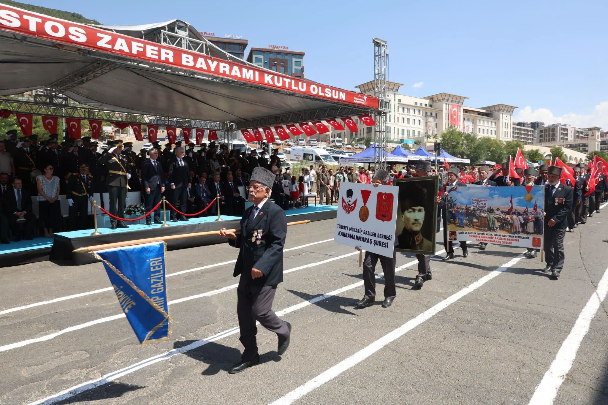 Kahramanmaraş’ta 30 Ağustos Zafer Bayramı Coşkuyla Kutlandı (2)