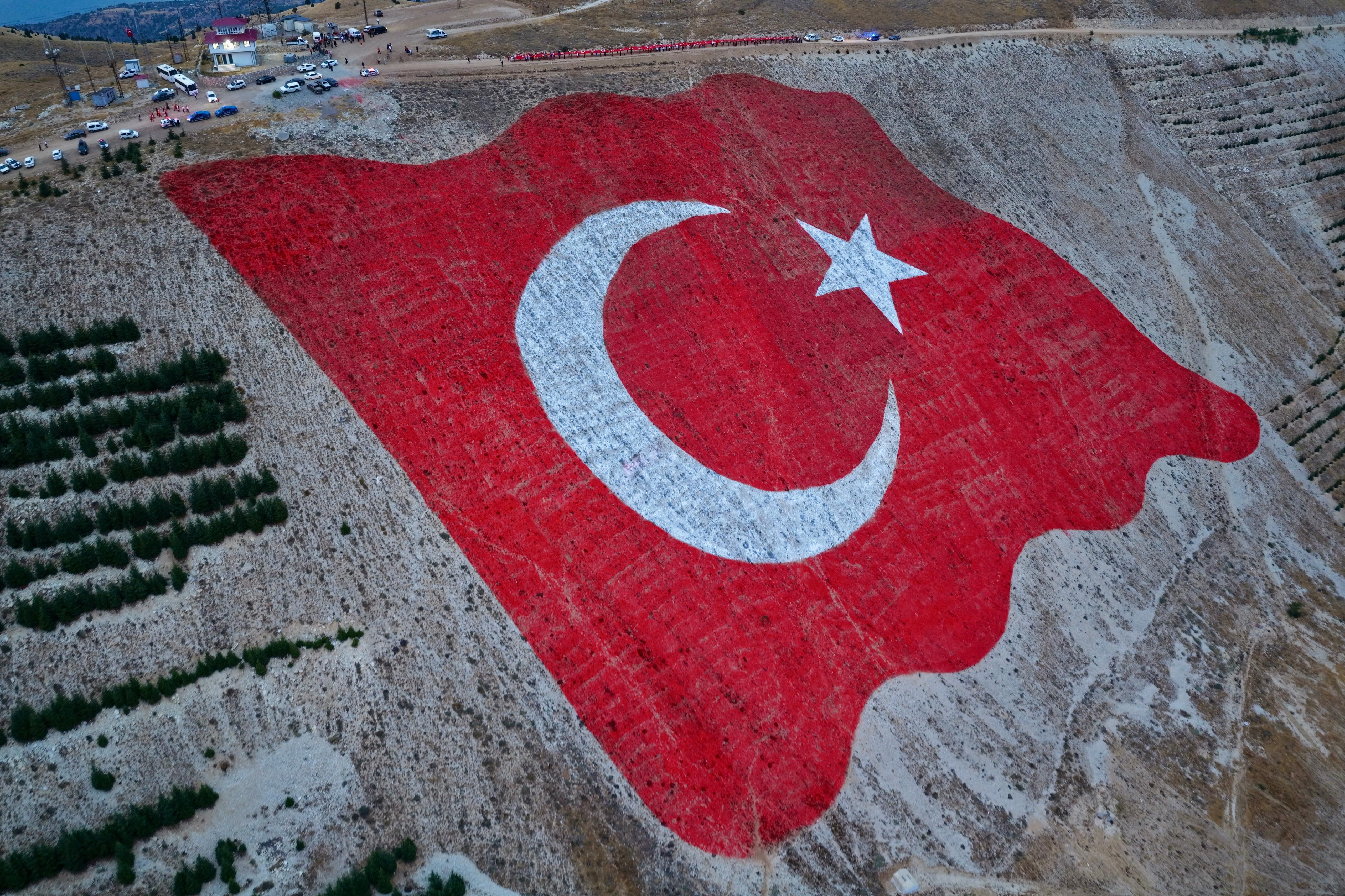 Kahramanmaraş'ta Bayrağa Saygı Yürüyüşü Gerçekleştirildi (1)