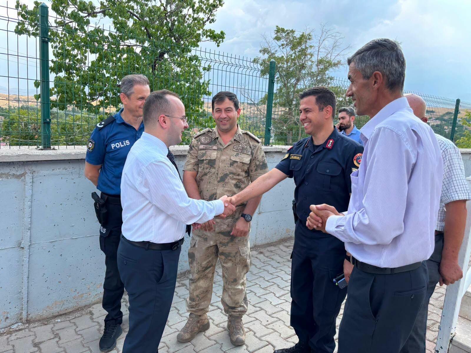 Kaymakam Arslantürk, Tanır Jandarma Karakolunu Ziyaret Etti5