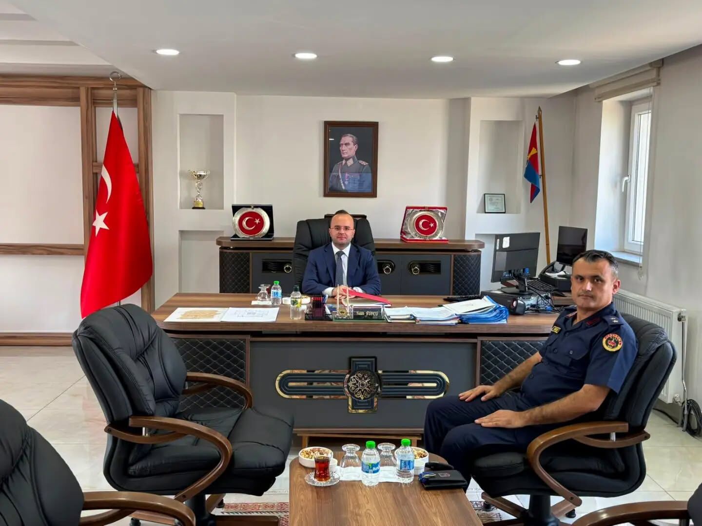 Kaymakam Arslantürk’ten Jandarma Komutanlığına Ziyaret3