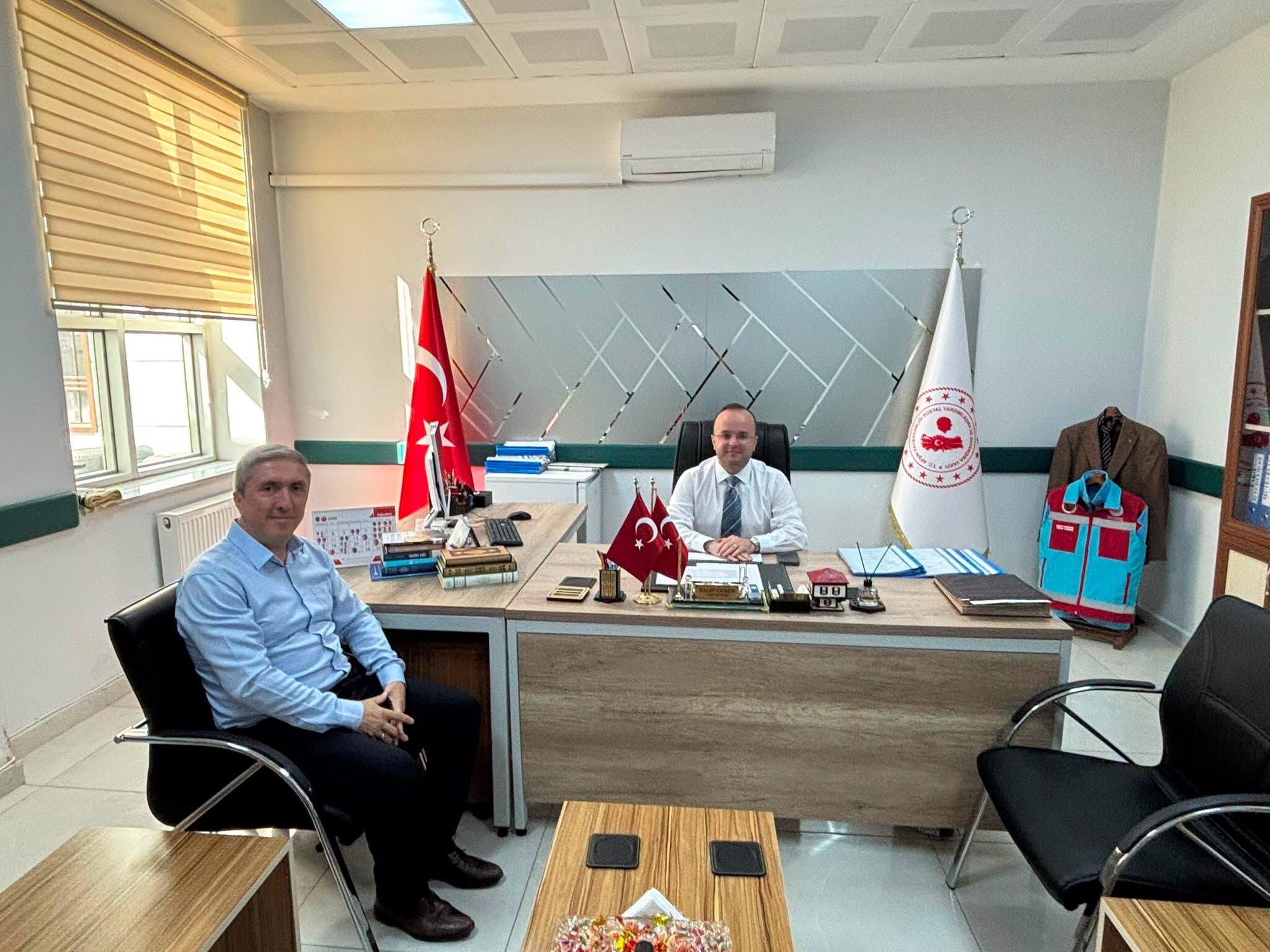 Kaymakam Arslantürk’ten Sosyal Yardımlaşma Ve Dayanışma Vakfı’na Ziyaret1