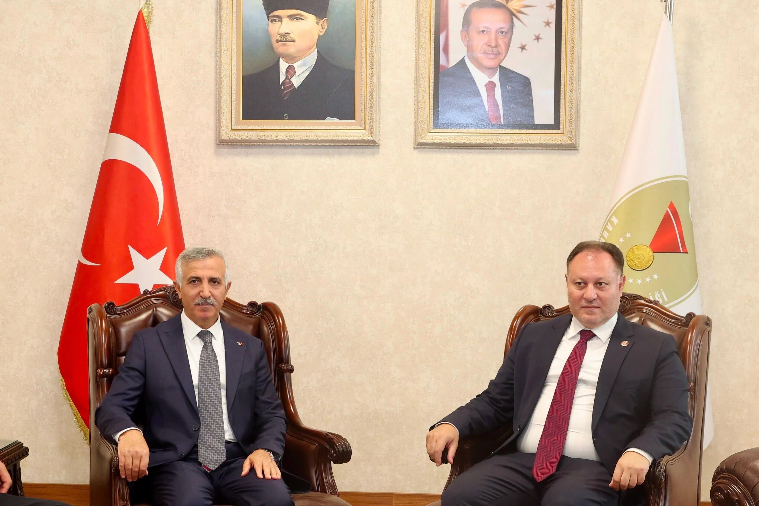 Kktc Meclis Başkanı Öztürkler’den Kahramanmaraş Valisi Ünlüer’e Ziyaret2