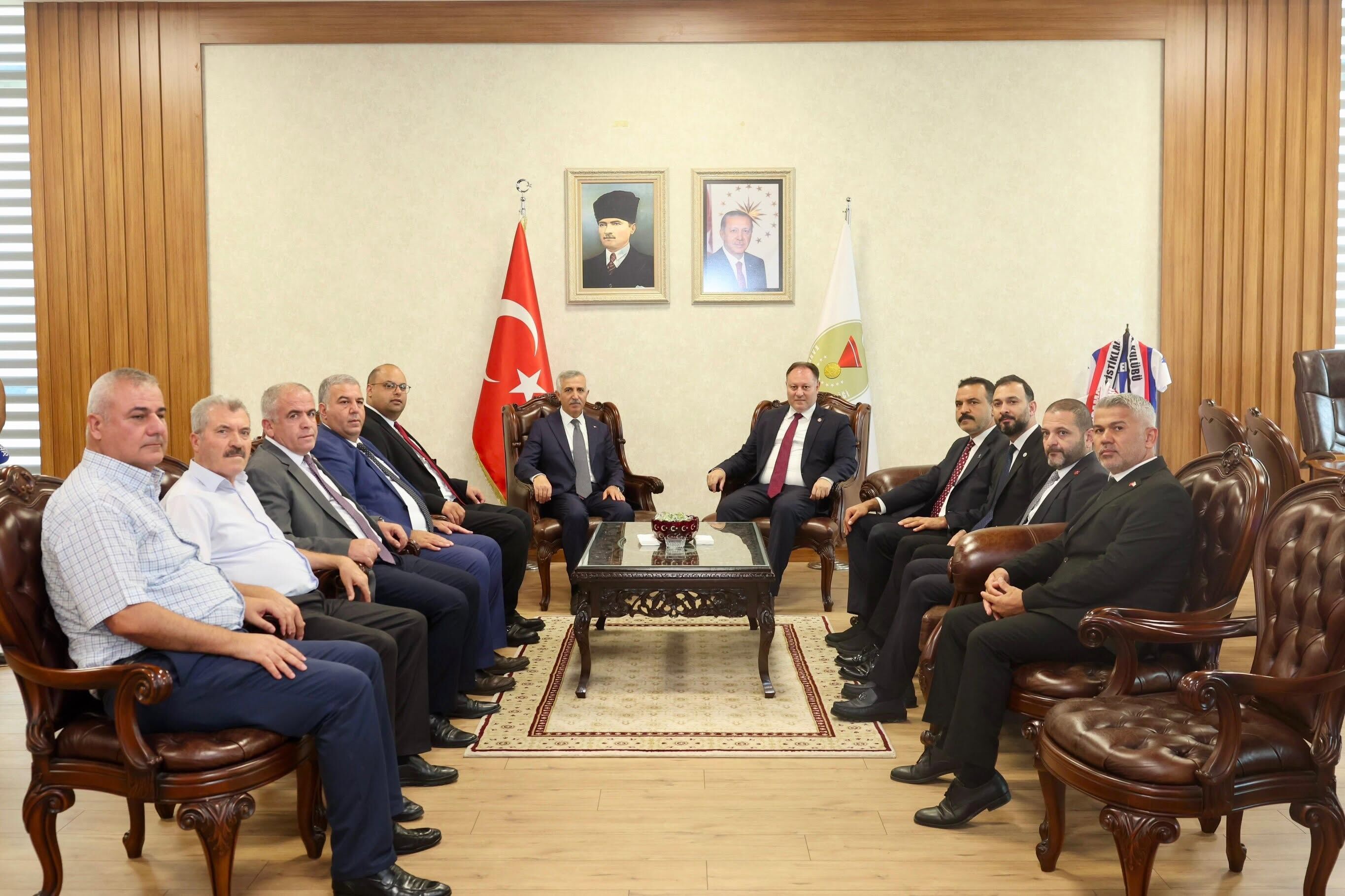 Kktc Meclis Başkanı Öztürkler’den Kahramanmaraş Valisi Ünlüer’e Ziyaret3