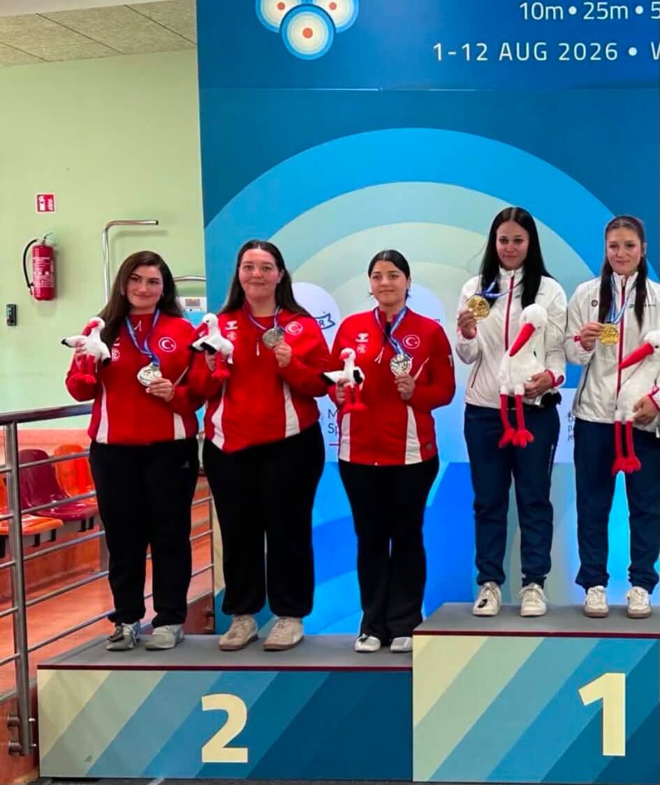 Milli Sporcularımızdan Büyük Başarı! Trap Kadınlar Takımı U 23 Avrupa İkincisi Oldu1