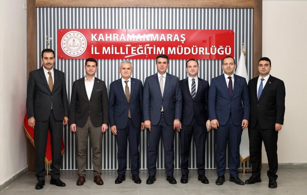 Vali Yardımcıları Ve Elbistan Kaymakamı, İl Millî Eğitim Müdürü Akpınar'ı Ziyaret Etti2