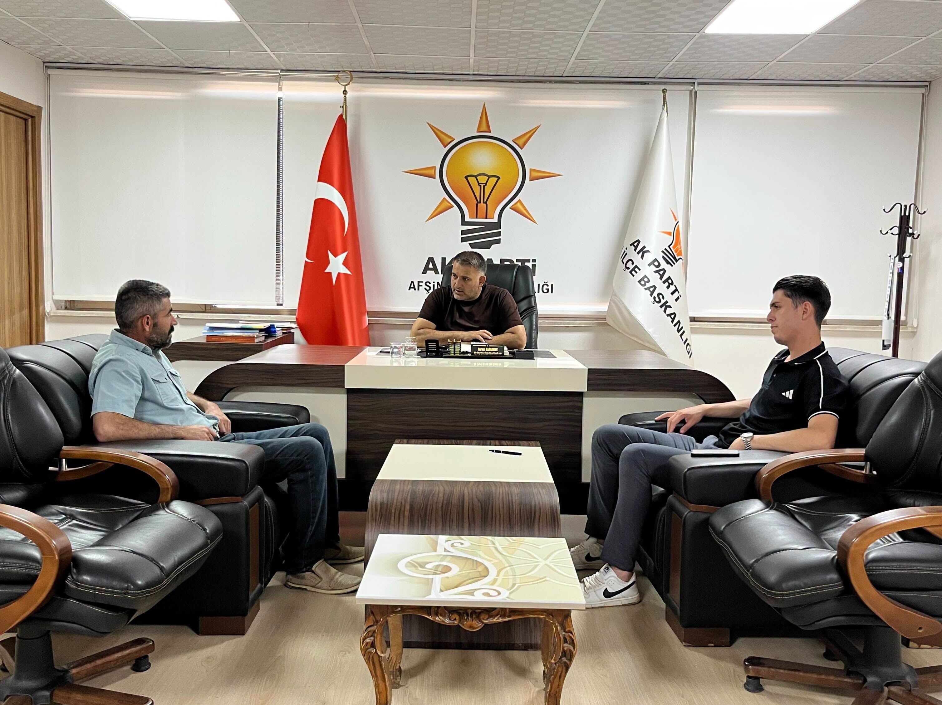 AK Parti Afşin Teşkilatında Hemşehrilerle Gönül Buluşması