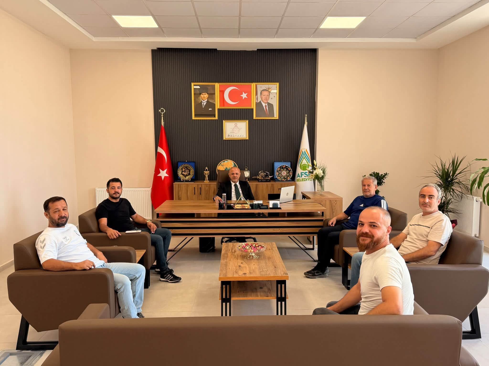 Afşin Belediye Başkanı Koray Kıraç’a Ziyaretler Sürüyor (3)