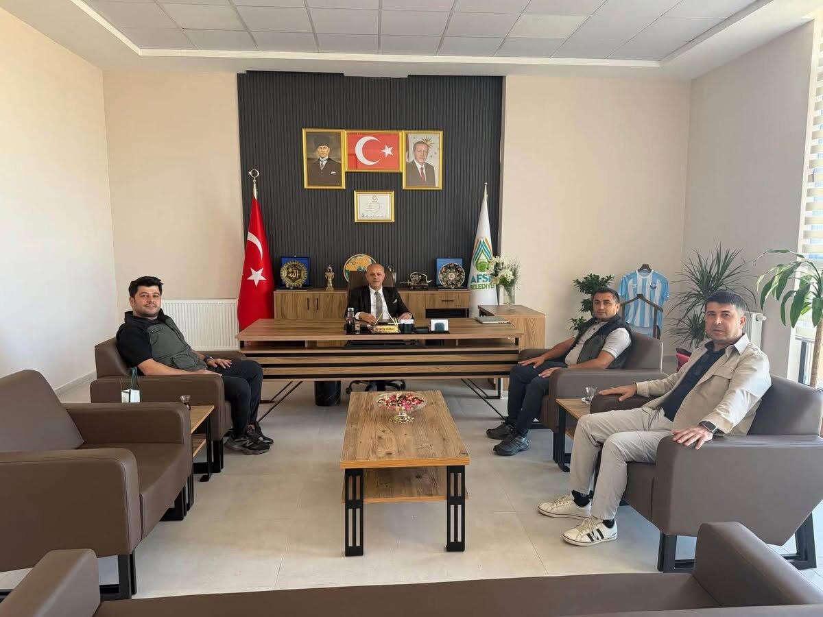 Afşin Belediyesi’nde Ziyaret Trafiği Sürüyor