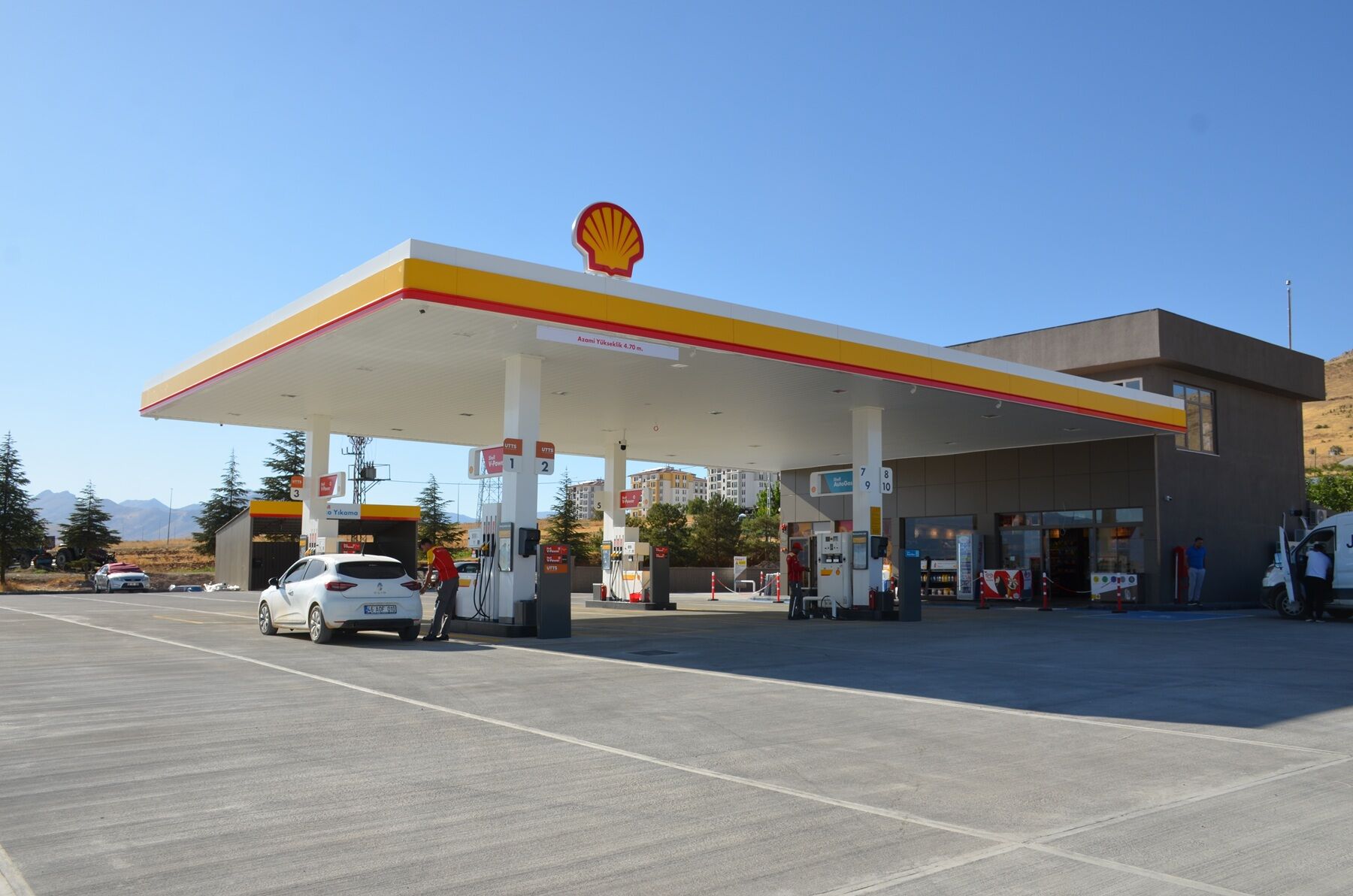 Afşin İnci Shell Petrol Hizmete Açıldı